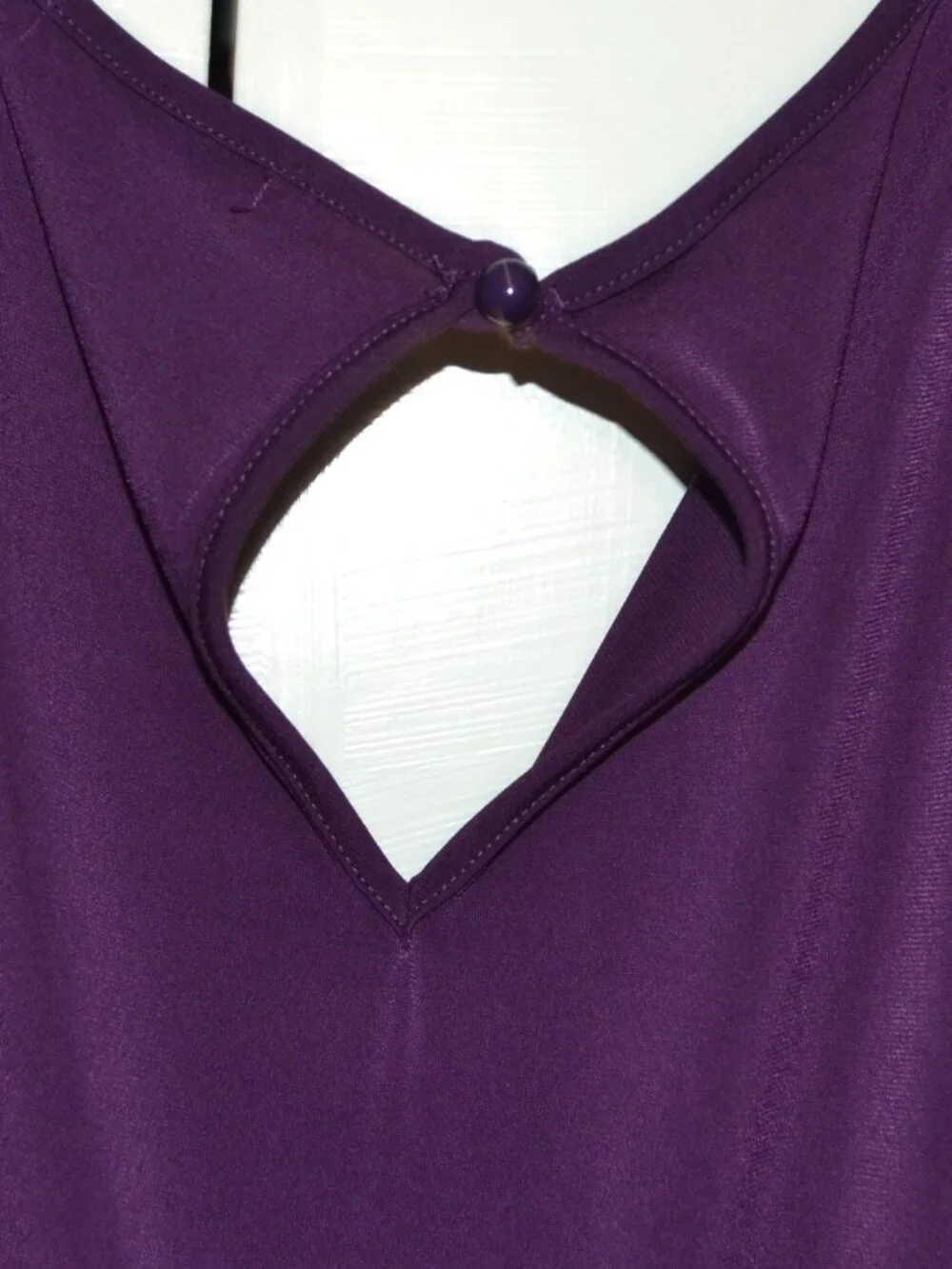 Espresso Purple Embellished Empire Waist Maxi Dress Women’s 3X Plus Formal - Picture 4 of 7